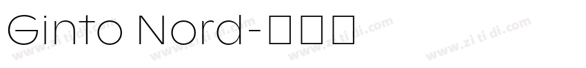 Ginto Nord字体转换